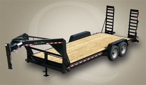 gooseneck trailer for skid steer|6 channel skid steer trailer.